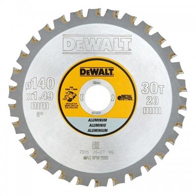 Pilový kotúč 140x20 mm, 30 zubov pre akumulátorové píly DeWALT DT1910