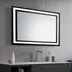 Zrkadlo Moderno LED Black 100 x 63 cm