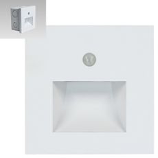 Emithor 70414 - LED Schodiskové svietidlo so senzorom SUNNY LED/1W/230V biela