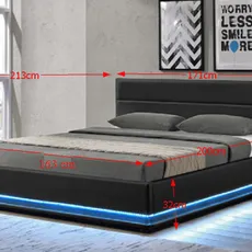 Posteľ BIRGET NEW s LED osvetlením Tempo Kondela