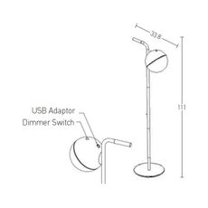 Zambelis E232 - LED Stmievateľná vonkajšia lampa LED/1,5W/5V IP54 čierna