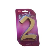 Číslo fasádne " 2 " bronz 125mm Bronz