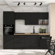 KONDELA Araka / Menzo / Siber One Loft 60 G-36 polica čierna