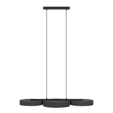 Eglo 900854- LED RGBW Stmievateľný luster na lanku BARBANO-Z 3xLED/7,5W/230V čierna