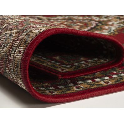 Alfa Carpets , Kusový koberec TEHERAN T-102 red, 80x150, červená, chodba / predsieň