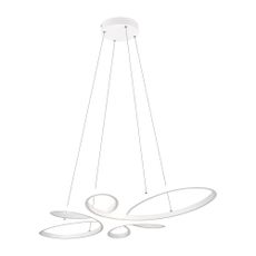Biele LED závesné svietidlo Fly – Trio