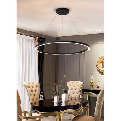 Immax NEO 07158-B80 - LED Stmievateľný luster FINO LED/60W/230V Tuya čierna + DO