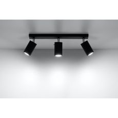 Čierne stropné svietidlo Nice Lamps Ethno