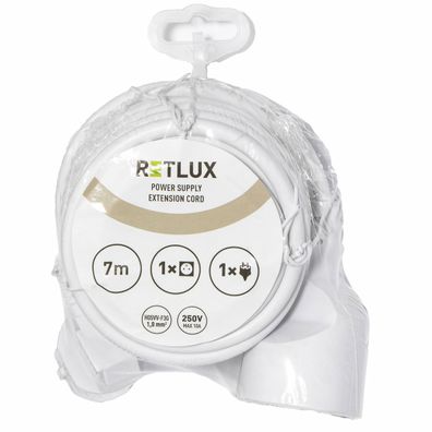 Retlux RPC 44 Predlžovací kábel, 1 zásuvka, 7 m