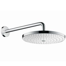 Hlavová sprcha Hansgrohe Raindance Select S na stěnu vrátane sprchového ramená biela/chróm 27378400