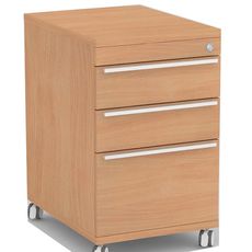 Kontajner rea 3 pod písací stôl - buk