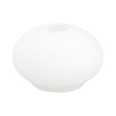Náhradné sklo k lustru E14 pr. 13,5 cm biela