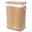 Compactor Kôš na špinavú bielizeň Bamboo hranatý, prírodná