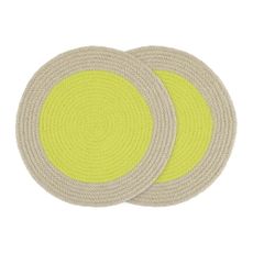 Látkové prestieranie 2 ks ø 38 cm Lime - Remember