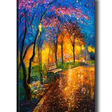 Wallity Obraz COLORFUL ALLEY 70 x 100 cm