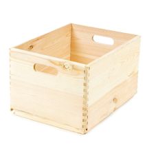 Úložný box z borovicového dreva Compactor Custom, 40 × 30 × 23 cm