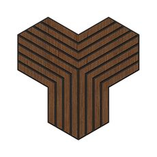 Panel frézovaný Triple wenge MDF