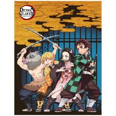 Fleecová deka Demon Slayer - Zabijak démonov - 130 x 170 cm