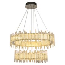 LED Stmievateľný luster na lanku LED/65W/230V 3000-6500K + diaľkové ovládanie