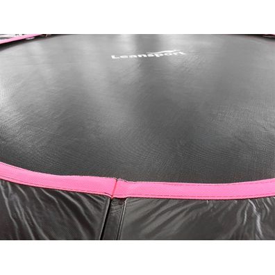 LEAN Sport Trampolína LEAN Sport Max 366 cm - čierno-ružová