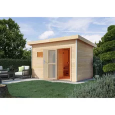 Fínska sauna KARIBU SKROLLAN 3 (86308) s predsieňou