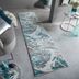 Flair Rugs koberce Behúň Eris Marbled Emerald - 60x230 cm