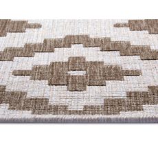 Hanse Home , Kusový koberec Twin-Wendeteppiche 105460 Linen – na von aj na doma, 80x150, hnedá, chodba / predsieň