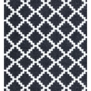 Zala Living - Hanse Home koberce Protišmykový behúň Home Black White 103156 - 50x150 cm