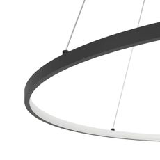 Eglo 901637 - LED Stmievateľný luster na lanku PARRUTA LED/40W/230V čierna + DO