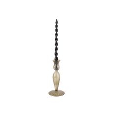Zelený sklenený svietnik PT LIVING Swirl, výška 17 cm