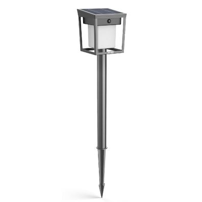 Philips Blaise UltraEfficient solárny LED stĺpikso senzorom antracit, 1,5 W, 250/20 lm, 3000 K