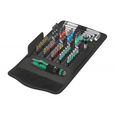 Wera 057460 Kraftform Kompakt 100 bitov a nástrčných kľúčov s držiakom 889/4/1 K (sada 52 dielov)