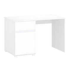 PC stôl 1D1S/120, biely lesk, LINDY