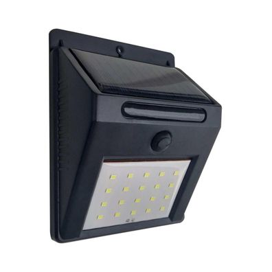 LED Solárne nástenné svietidlo LED/3W/3,7V 1200 mAh IP44