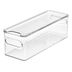 Transparentný úložný box s vekom iDesign The Home Edit, 31,1 x 10,8 cm