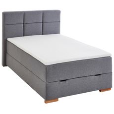 home24 BOXSPRINGOVÁ POSTEĽ, 140/200 cm sivá