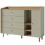 Komoda Alessio AE7 4S1D Eukalyptus/Dub Baltic