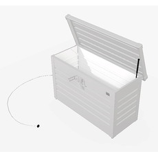 Biohort Úložný zamykací box (strieborná metalíza) 100 cm