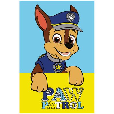 Detský uterák Tlapková patrola - Paw Patrol - motív policajt Chase - 100% bavlna - 30 x 50 cm