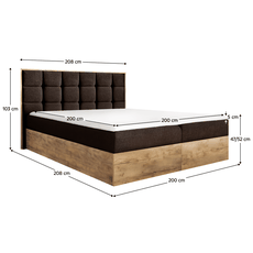 Boxspringová postel SUSAN 2 Tempo Kondela 200 cm