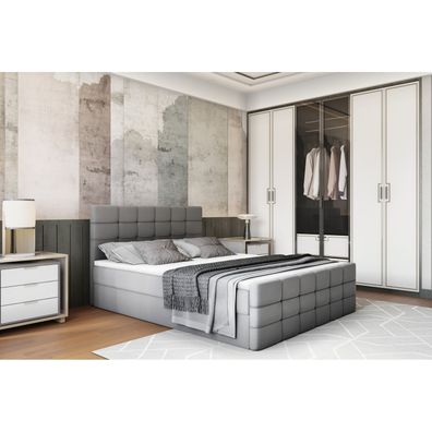 Posteľ CAMILA LUX 160x200 cm Tmavo sivá I