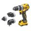 Aku bezuhlíková vŕtačka s multifunkčnou hlavou 4v1 DeWALT DCD703NT12 V (bez akumulátora a nabíjačky)