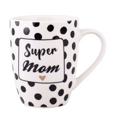 Altom Porcelánový hrnček Super mom, 300 ml