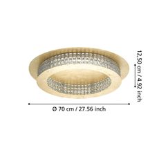 Eglo 39406 - LED Stmievateľné stropné svietidlo PRINCIPE LED/44W/230V