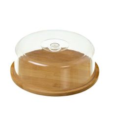 Okrúhly podnos z bambusu s vekom Casa Selección Bamboo