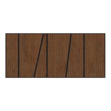 Panel frézovaný Slant wenge 65x29 cm MDF