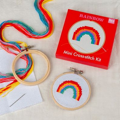 Kreatívna súprava Cross-stitch Kit Rainbow – Rex London