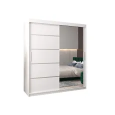 Šatníková skriňa Alyxia II 180/200 - biela Rozmer: 180