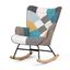 Hojdacie kreslo PW2, patchwork