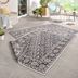 NORTHRUGS - Hanse Home koberce Kusový koberec Twin-Wendeteppiche 103113 schwarz creme – na von aj na doma - 80x150 cm